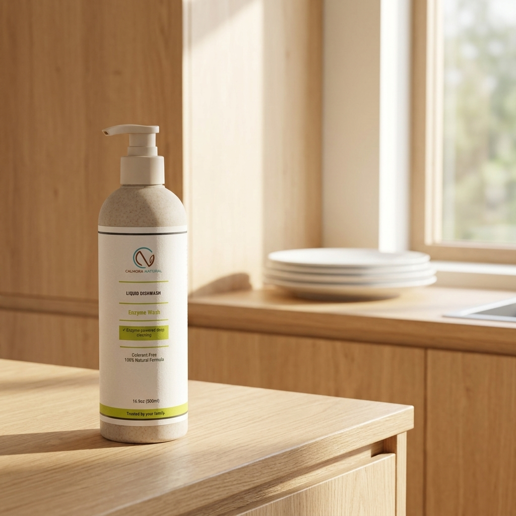 calmora natural liquid dishwash