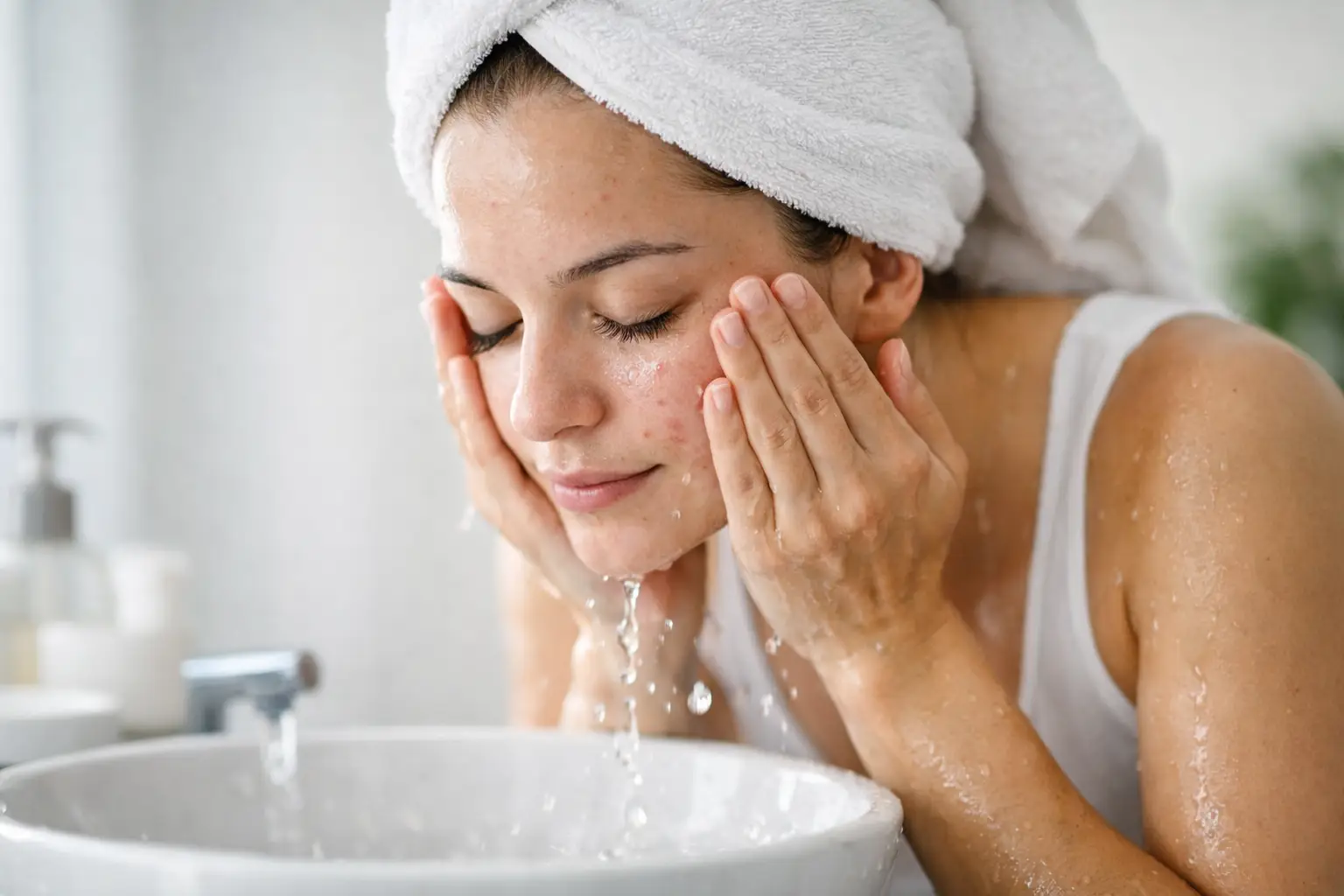 How to Wash Acne Skin Without Overdoing It