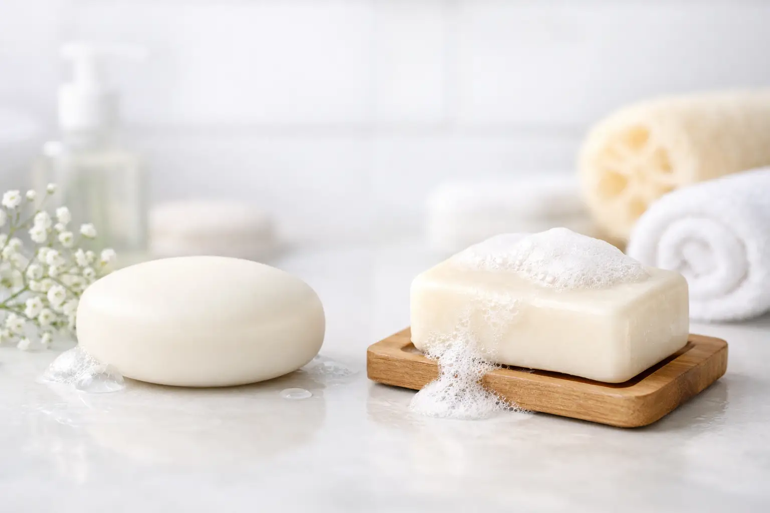 Syndet Bar Versus Soap Bar for Sensitive Skin