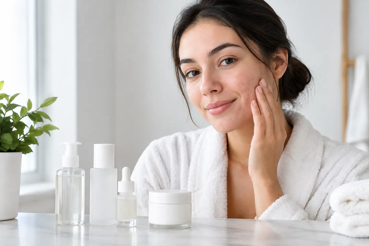 A Minimalist Routine for Acne-Prone Skin: Example
